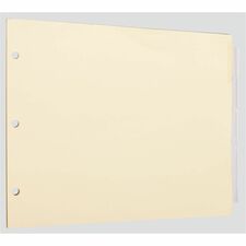 Davis Group Landscape Insertable Index Dividers 5 Tabs - 5 Tab(s) - 8.50" (215.90 mm) Divider Width x 11" (279.40 mm) Divider Length - Letter - 8.50" (215.90 mm) Width x 11" (279.40 mm) Length - Clear Divider - Recycled - Reinforced Edges, Insertable - 1 Each