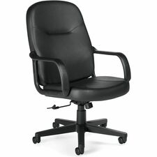 Annapolis High Back Tilter, LuxPlus Black - Offices to Go Annapolis High Back Tilter Office Chair - Black LuxPlus Faux Leather