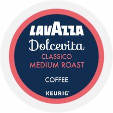 Dolcevita Classico K-Cup Coffee Pods, Medium Roast, Arabica, 4/Box