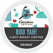 'Bou Yah! Blend K-Cup Pods, Light Roast, Arabica, Citrus, Sweet, 22/Box