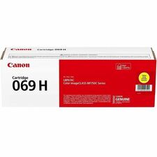 Canon 069H Original High Yield Laser Toner Cartridge - Yellow - 1 Each - 5500 pages