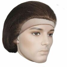 RONCO Easy Breezy Invisible Mesh Hairnet - Recommended for: Food Processing, Healthcare, Industrial, Fishery, Aquaculture, Beverage Processing, Hospital, Laboratory, Clinic, Pharmaceutical, Food Service, ... - Nylon, Mesh - Brown - Breathable, Latex-free, Elastic Band, Comfortable, Non-allergenic - 100 / Box