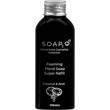 Aluminum Vial Foaming Hand Soap Concentrate, 100mL, 4/BX, Clear