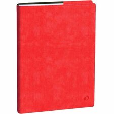 Quo Vadis Note 21 Weekly Diary Flexible Cover 8-1/4" x 6" Bilingual Grenadine Pink - Bilingual - Weekly - 16 Month - September to December - 6" (152.40 mm) x 8 1/4" (209.55 mm) Sheet Size - Stitched - Grenadine Pink - 1 Each