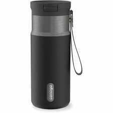 Contigo 16 oz SnapSeal Bottle - 473.18 mL - Licorice Gunmetal - Stainless Steel, Tritan