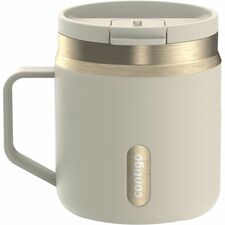 Contigo 14 oz SnapSeal Bottle - 414.03 mL - Vacuum - Oatmilk, Champagne