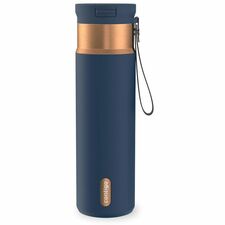 Contigo 24oz SnapSeal Bottle - 709.76 mL - Abyss Bronze - Stainless Steel, Tritan