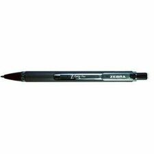 Zebra Z-Grip Plus Mechanical Pencil - 0.7 mm (0.03") Black Lead - Refillable - Rubber Barrel - 1 Each