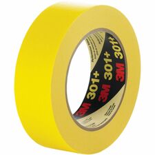 3M Masking Tape - 60.1 yd (55 m) Length x 0.71" (18 mm) Width - Yellow - For Masking - 1 Each