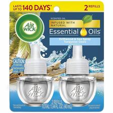 Scent Oil Warmer Refill, Turquoise Oasis, 0.7 fl oz, 140 Day, 2/Pack
