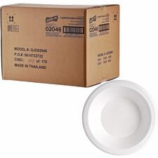Genuine Joe BPI Certified Compostable Paper Bowl