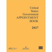 Appt Book, Weekly, 2PPW, 12Mths, Jan-Dec, Orange