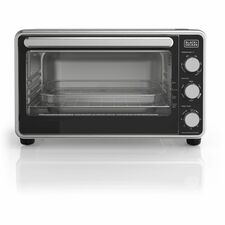 Black & Decker Crisp 'N Bake PRO Toaster Oven - Toast, Pizza, Bake, Broil, Keep Warm, Air Fry - Stainless Steel