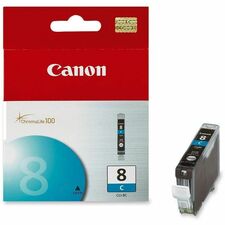 Canon CLI8 Original Ink Cartridge - Inkjet - Cyan - 1 Each
