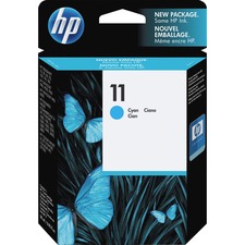 HP 11 (C4836A) Original Ink Cartridge - Single Pack - Inkjet - 2350 Pages - Cyan - 1 Each