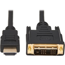 Eaton Tripp Lite Series HDMI to DVI Adapter Cable (HDMI to DVI-D M/M), 6 ft. (1.8 m) - (HDMI to DVI-D M/M) 6-ft.
