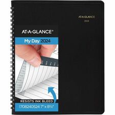 AAG7082405 - At-A-Glance 24-Hour Daily Appointment Book