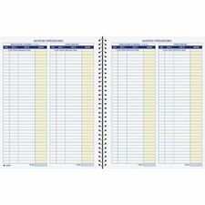 ABFAFR71 - Adams Monthly Bookkeeping Record Book