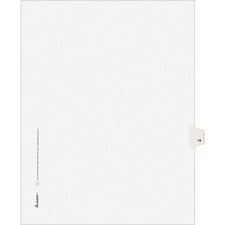 AVE01016 - Avery® Individual Legal Exhibit Dividers - Avery Style