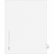 AVE01023 - Avery® Individual Legal Exhibit Dividers - Avery Style