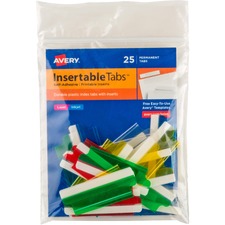 AVE16239 - Avery® Index Tabs with Printable Inserts