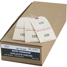 AVE18670 - Avery® Duplicate Auto Park Tags