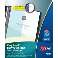 AVE74401 - Avery® Non-Glare Heavyweight Sheet Protectors