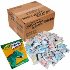 Crayola 4-Color Model Magic Classpack - Clay Craft - 75 Piece(s) - 75 / Carton - Assorted, Primary