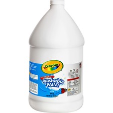 Crayola Washable Paint - 1 gal - 1 Each - White