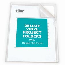 C-Line Letter Project File - 8 1/2" x 11" - Vinyl - Clear - 50 / Box