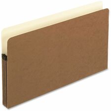 Pendaflex Legal Recycled Expanding File - 8 1/2" x 14" - 3 1/2" Expansion - Manila, Tyvek, Red Fiber - 30% Recycled - 1 Each