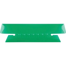 Pendaflex Hanging Folder Plastic Insertable Tabs - 25 Tab(s) - 3 Tab(s)/Set3.50" Tab Width - Green Plastic Tab(s) - Recycled - 25 / Pack