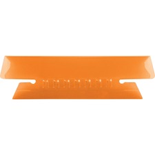 Pendaflex Hanging Folder Plastic Insertable Tabs - 3 Tab(s)/Set3.50" Tab Width - Orange Plastic Tab(s) - Recycled - 25 / Pack
