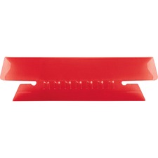 Pendaflex Hanging Folder Plastic Insertable Tabs - 25 Tab(s) - 3 Tab(s)/Set3.50" Tab Width - Red Plastic Tab(s) - Recycled - 25 / Pack