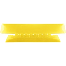 Pendaflex Hanging Folder Plastic Insertable Tabs - 25 Tab(s) - 3 Tab(s)/Set3.50" Tab Width - Yellow Plastic Tab(s) - Recycled - 25 / Pack