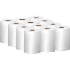 Scott Essential Universal Hard Roll Towels with Absorbency Pockets - 8" x 400 ft - White - Paper - 12 / Carton