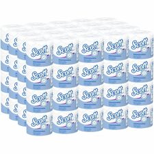Scott Professional Standard Roll Toilet Paper with Elevated Design - 2 Ply - 4" x 4" - 550 Sheets/Roll - White - 80 / Carton