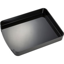 Officemate 2200 Series Front Loading Trays - 2" Height x 10.8" Width x 13.6" DepthDesktop - Black - 1 Each