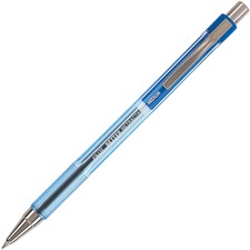 Pilot Better Retractable Ballpoint Pens - 1 mm Pen Point Size - Refillable - Retractable - Blue - Translucent Barrel - 1 Dozen
