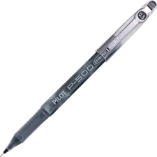 Pilot Precise P-500 Precision Point Extra-Fine Capped Gel Rolling Ball Pens - Extra Fine Pen Point - 0.5 mm Pen Point Size - Needle Pen Point Style - Black Gel-based Ink - Black Barrel - 1 Dozen