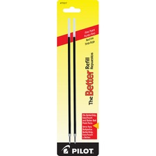 Pilot BPS Ballpoint Pen Refills - 0.70 mm, Fine Point - Red Ink - 2 / Pack