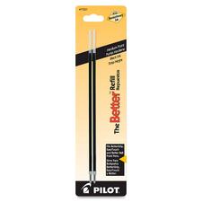 Pilot BPS Ballpoint Pen Refills - 1 mm, Medium Point - Black Ink - 2 / Pack