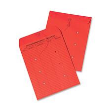 Quality Park 10 x 13 Inter-Departmental Envelopes - Inter-department - 10" Width x 13" Length - 28 lb - String/Button - 100 / Box - Red