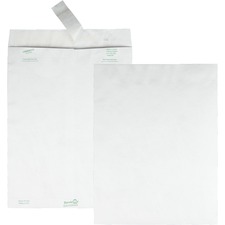 Quality Park Flap-Stik Open-end Envelopes - Catalog - #13 1/2 - 10" Width x 13" Length - 14 lb - Peel & Seal - Tyvek - 100 / Box - White