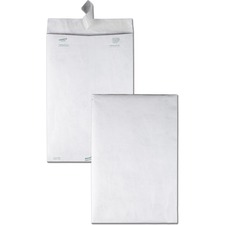 Survivor 10 x 15 DuPont Tyvek Catalog Mailers - Catalog - 10" Width x 15" Length - 14 lb - Peel & Seal - Tyvek - 100 / Box - White