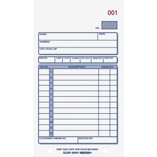 Rediform Sales Book Form