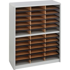 Safco SAF7121GR Literature Sorter/Organizer