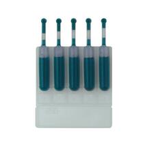 Xstamper Preinked Stamps Ink Cartridge Refills - 5 / Pack - Blue Ink - 0.17 fl oz - Blue
