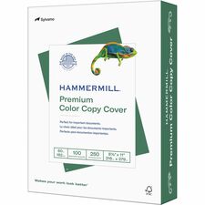 Hammermill Premium Color Copy Cover Cardstock - White - 100 Brightness - Letter - 8 1/2" x 11" - 60 lb Basis Weight - Ultra Smooth - 250 / Pack - White