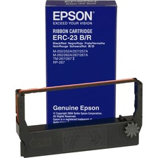 Epson Ribbon Cartridge - Dot Matrix - Black, Red - 1 Each